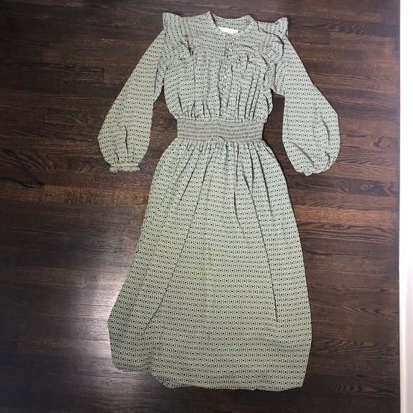 happy x nature green dress | Dresses | Happy X Nature Kate Hudson Prairie boning